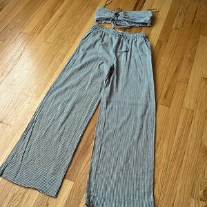 Linen pant set